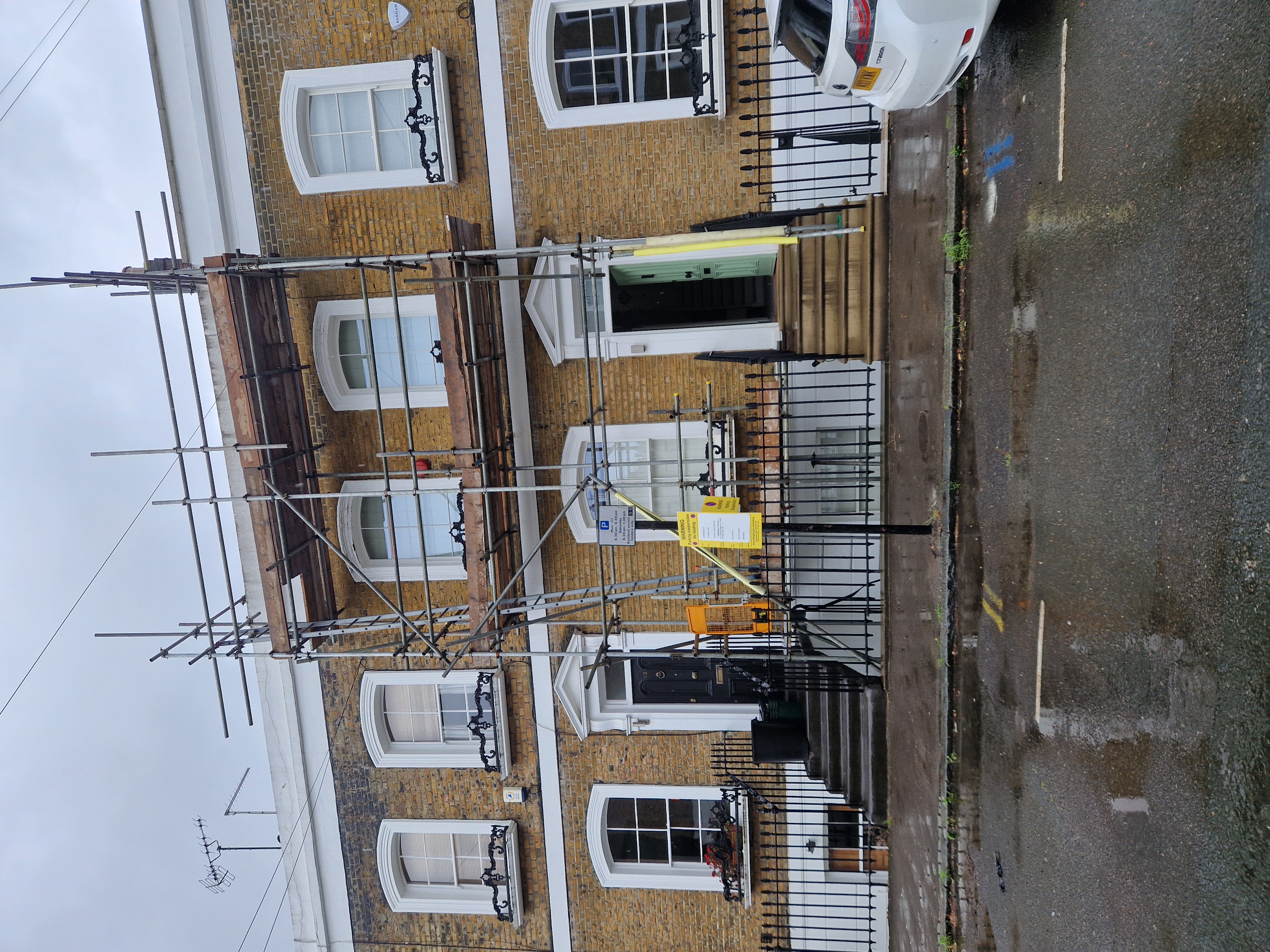 Completed scaffold