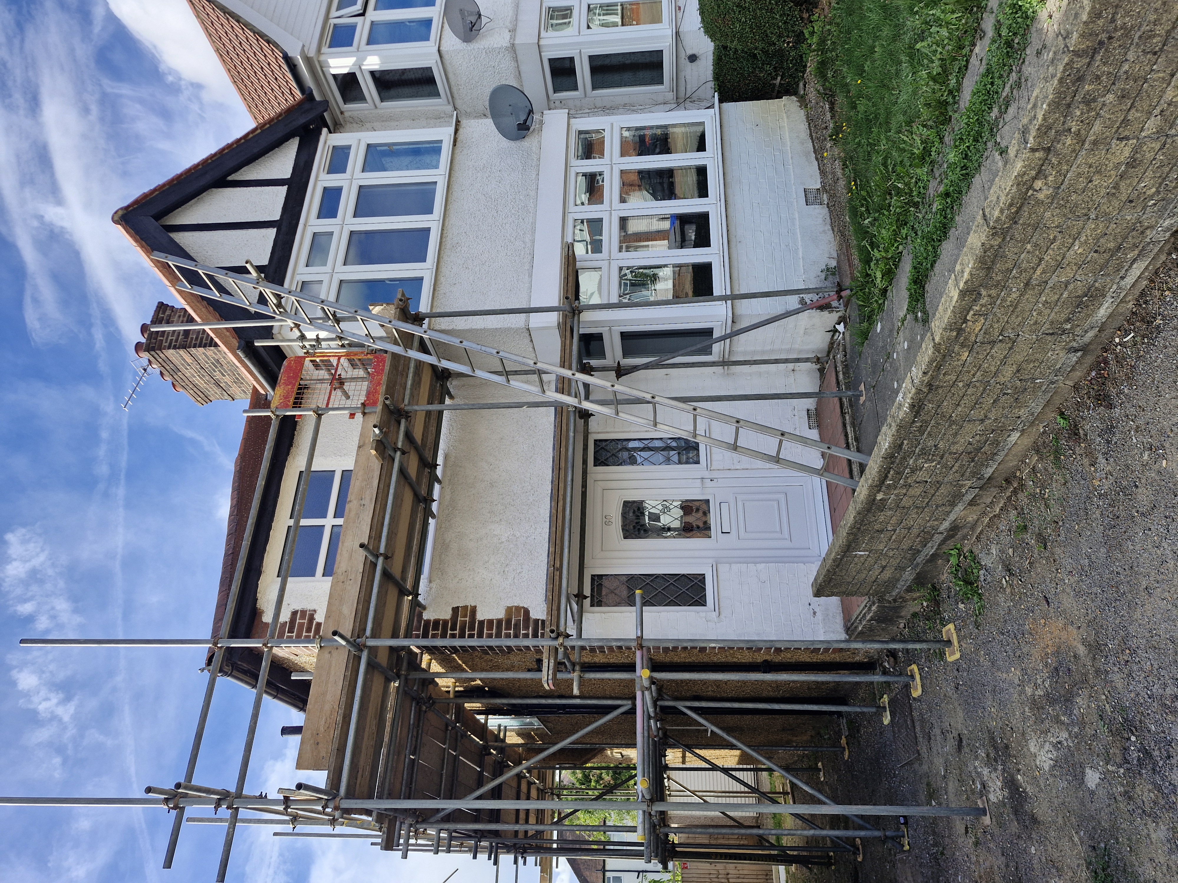 Completed scaffold