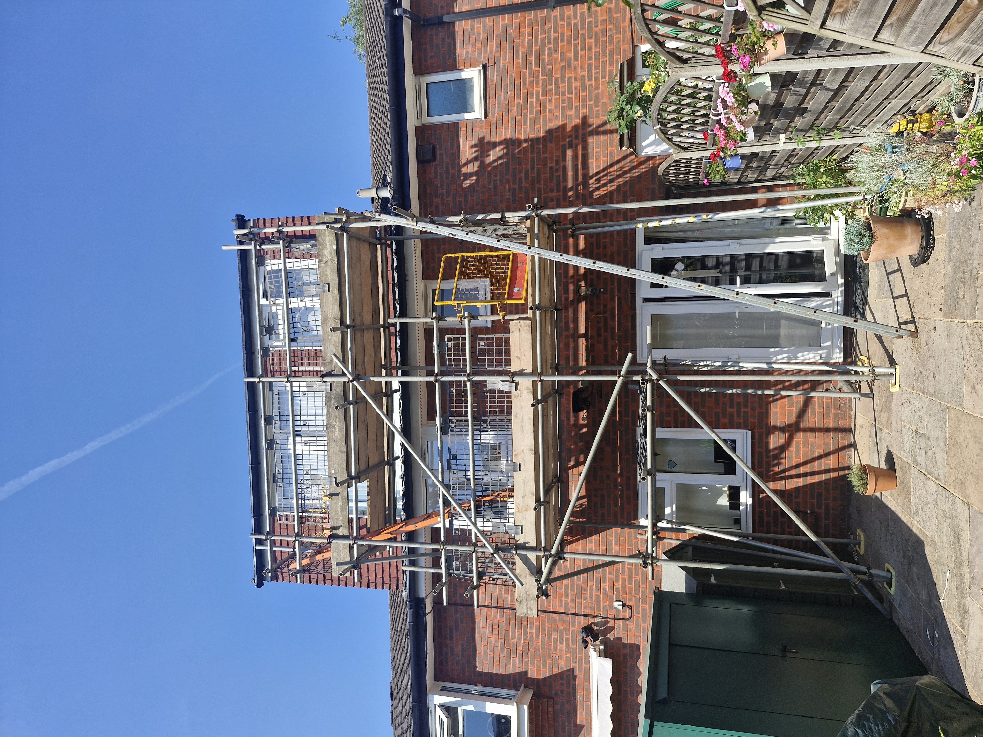Completed scaffold